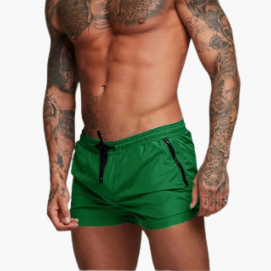 Herren Badeshorts mit Kordelzug und Seitentaschen mit Reißverschluss - Image 8