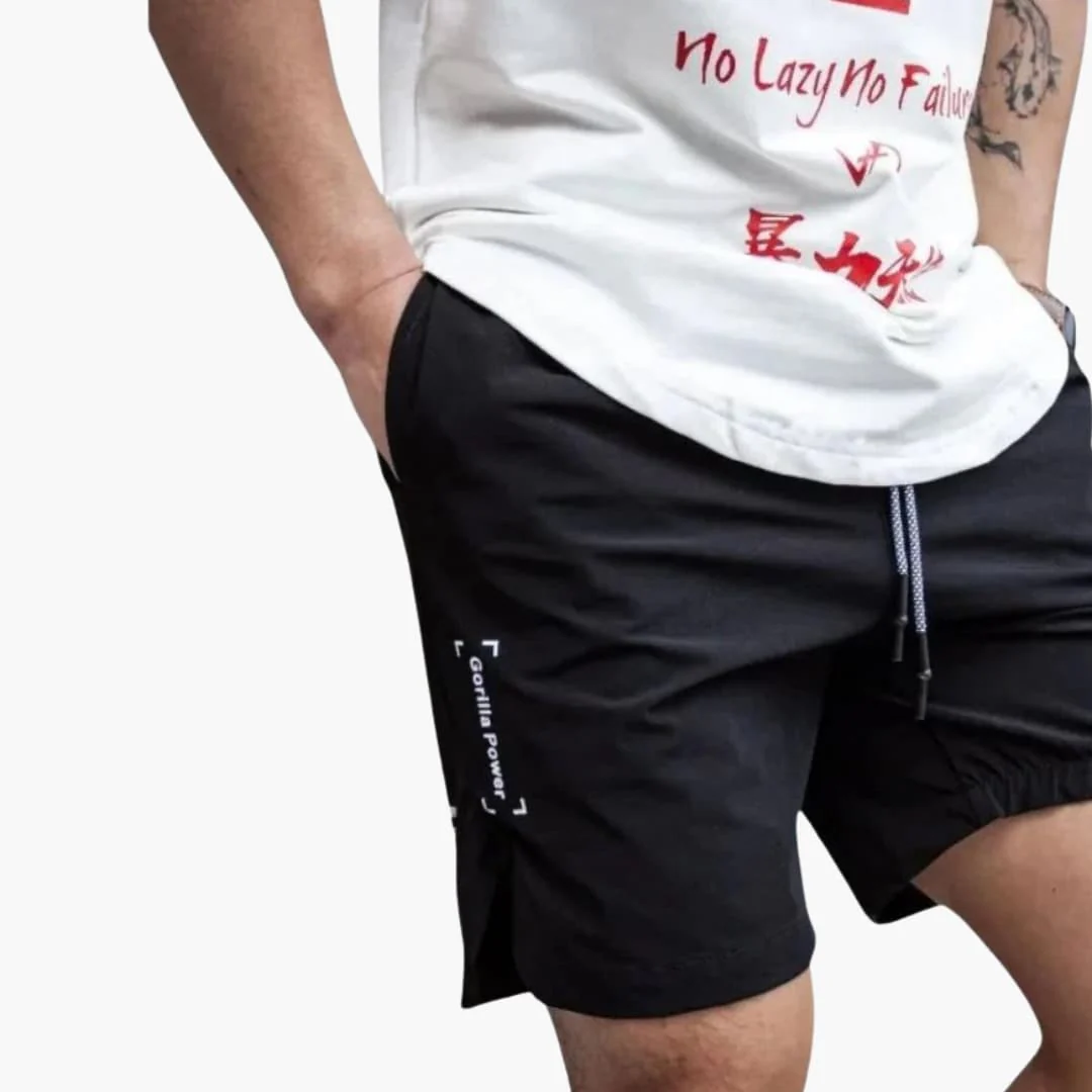 Herren Badeshorts mit Seitentaschen und elastischem Bund - Image 2