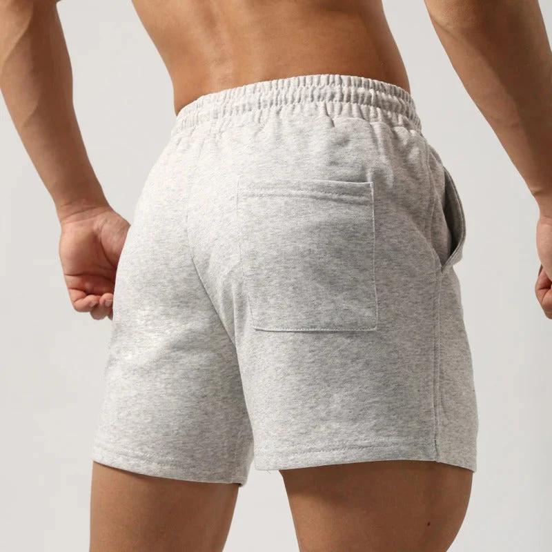 Herren Baumwolle Stretch Fitness Gym Shorts - Image 2