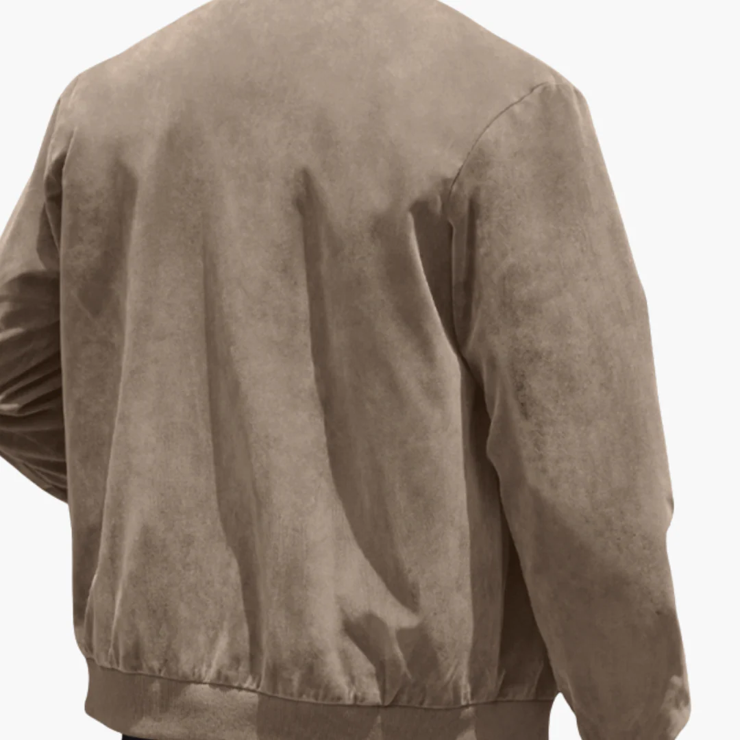Herren Bomberjacke mit Reißverschluss und Seitentaschen - Image 7