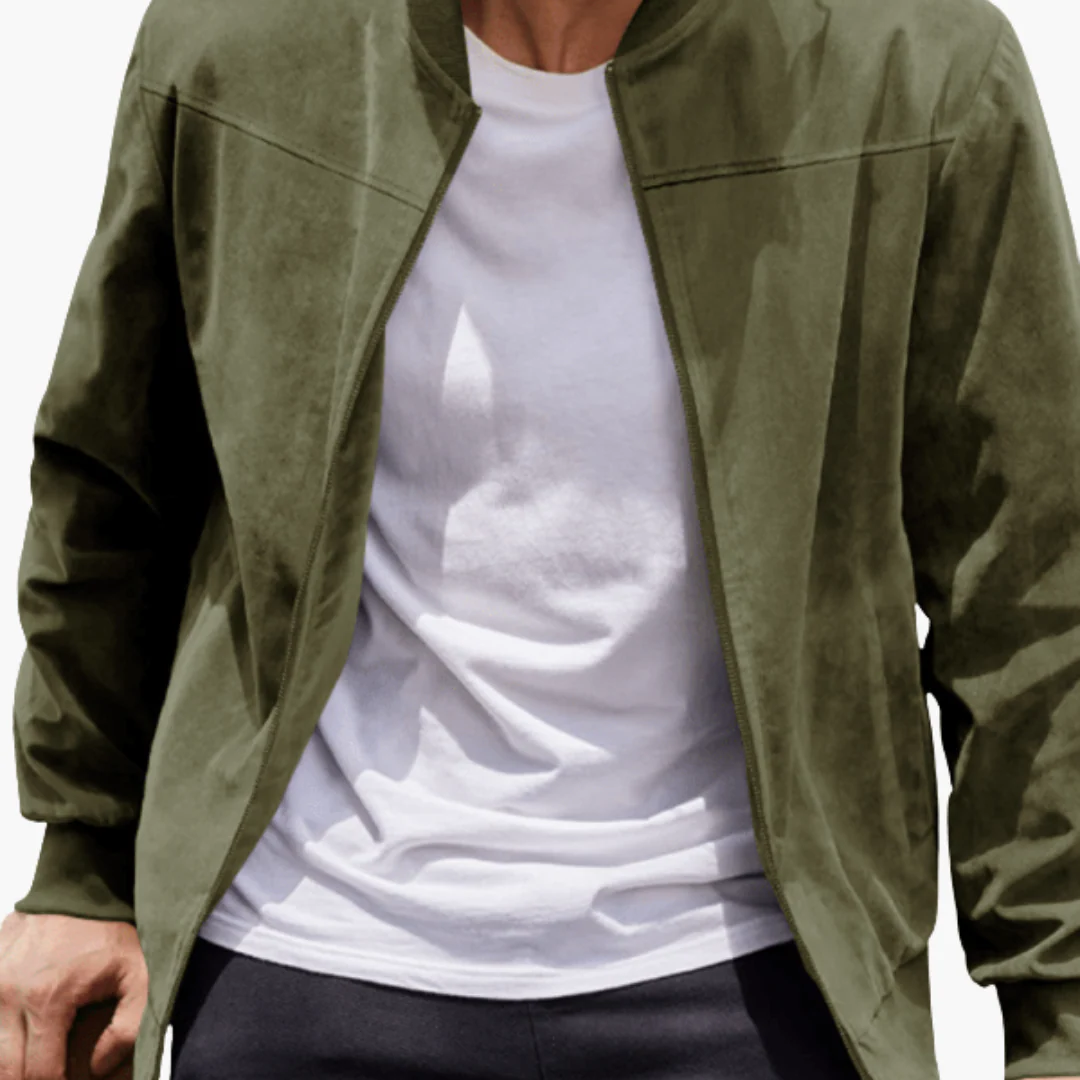 Herren Bomberjacke mit Reißverschluss und Seitentaschen - Image 9