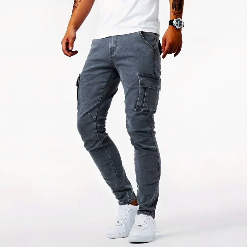 Herren Cargo Hose Slim Fit | Stretch Bequem