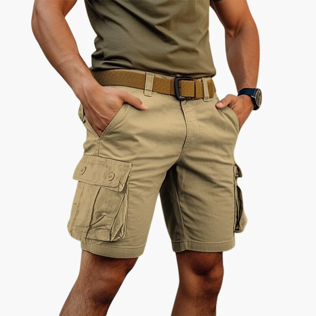 Herren Cargo Shorts mit Reißverschluss und vielen Taschen - Image 2
