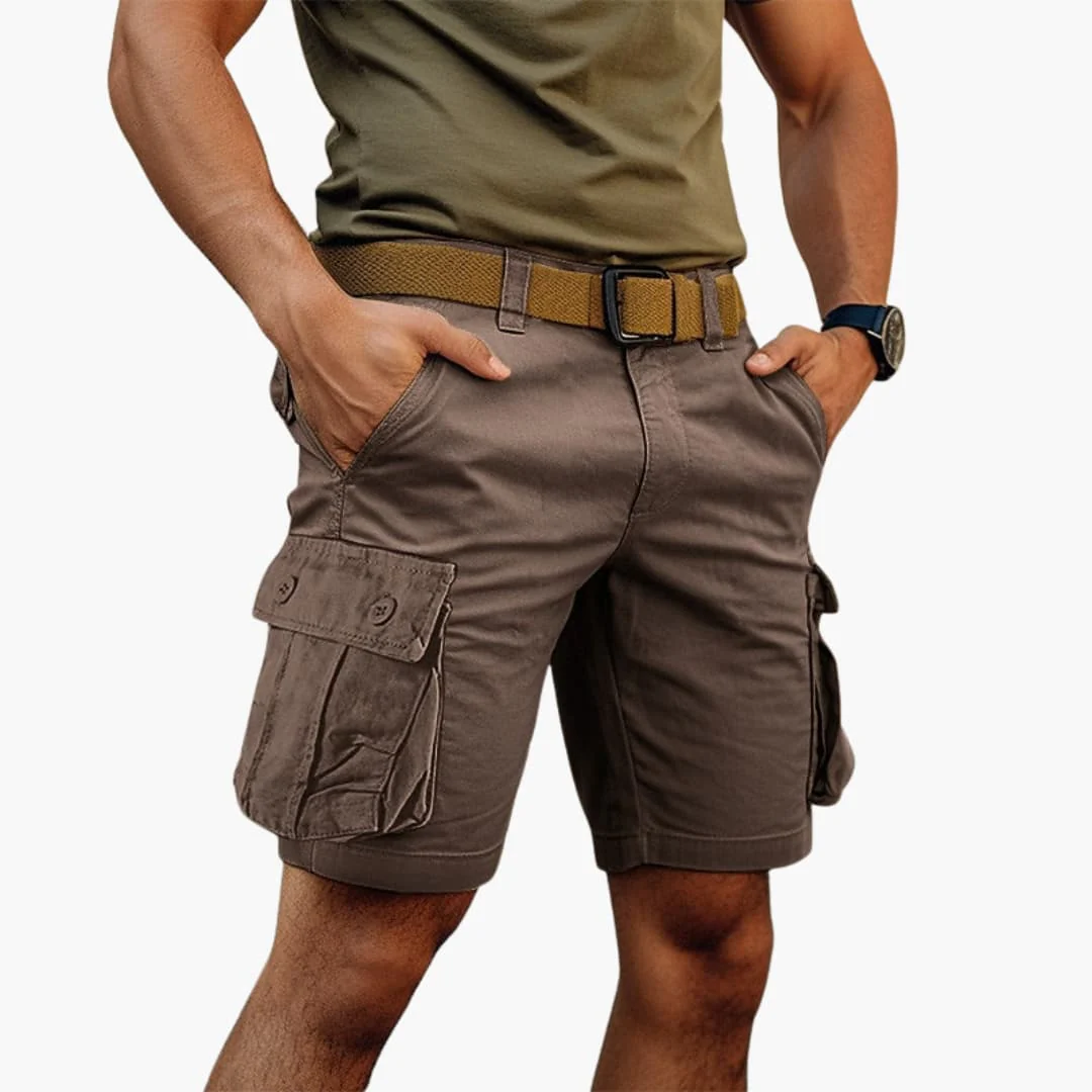Herren Cargo Shorts mit Reißverschluss und vielen Taschen - Image 7