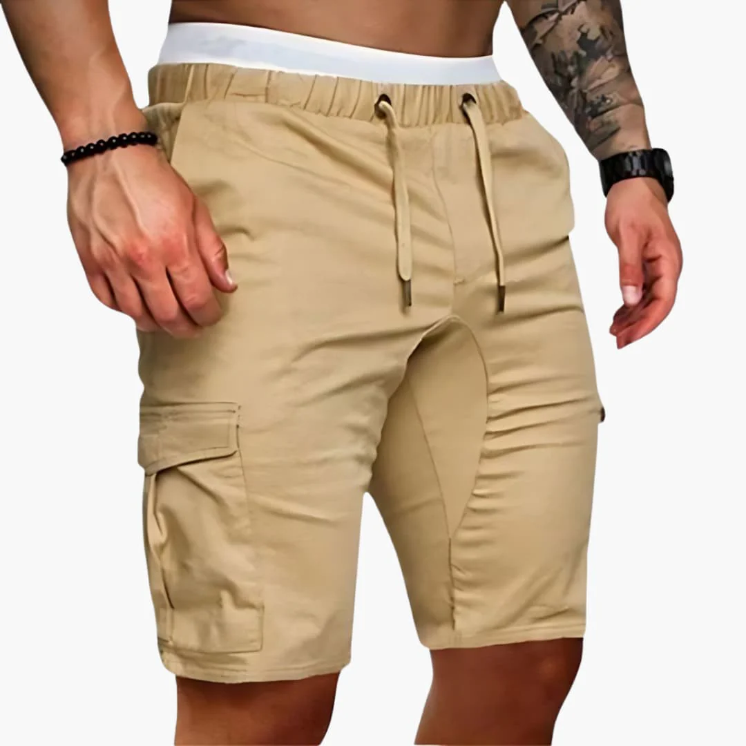 Herren Cargo Shorts mit Taschen und elastischem Bund für Sommer - Image 2