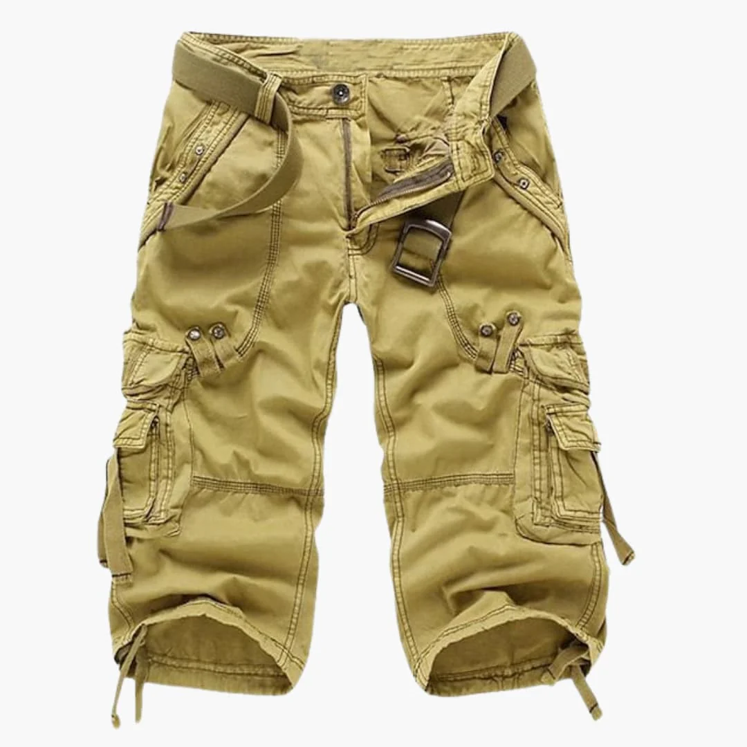 Herren Cargoshorts mit Taschen und verstellbarem Bund für Sommer - Image 4