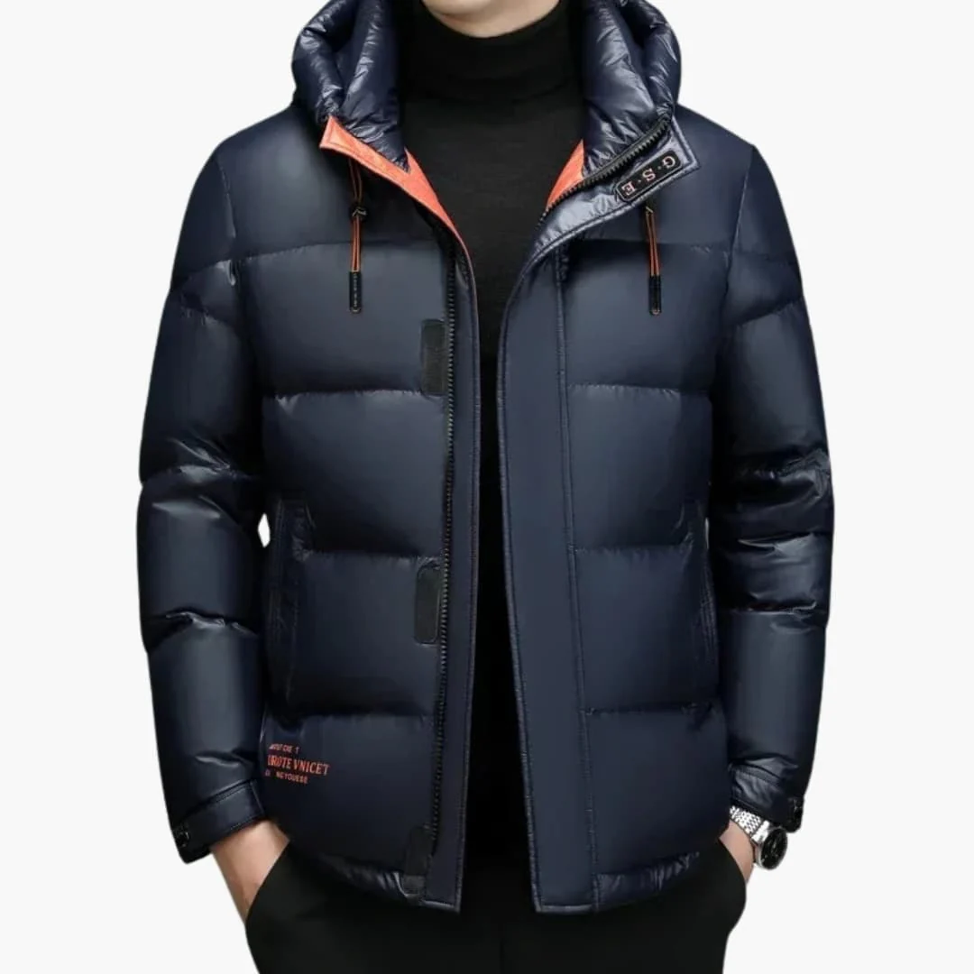 Herren Daunenjacke mit Kapuze - Image 3