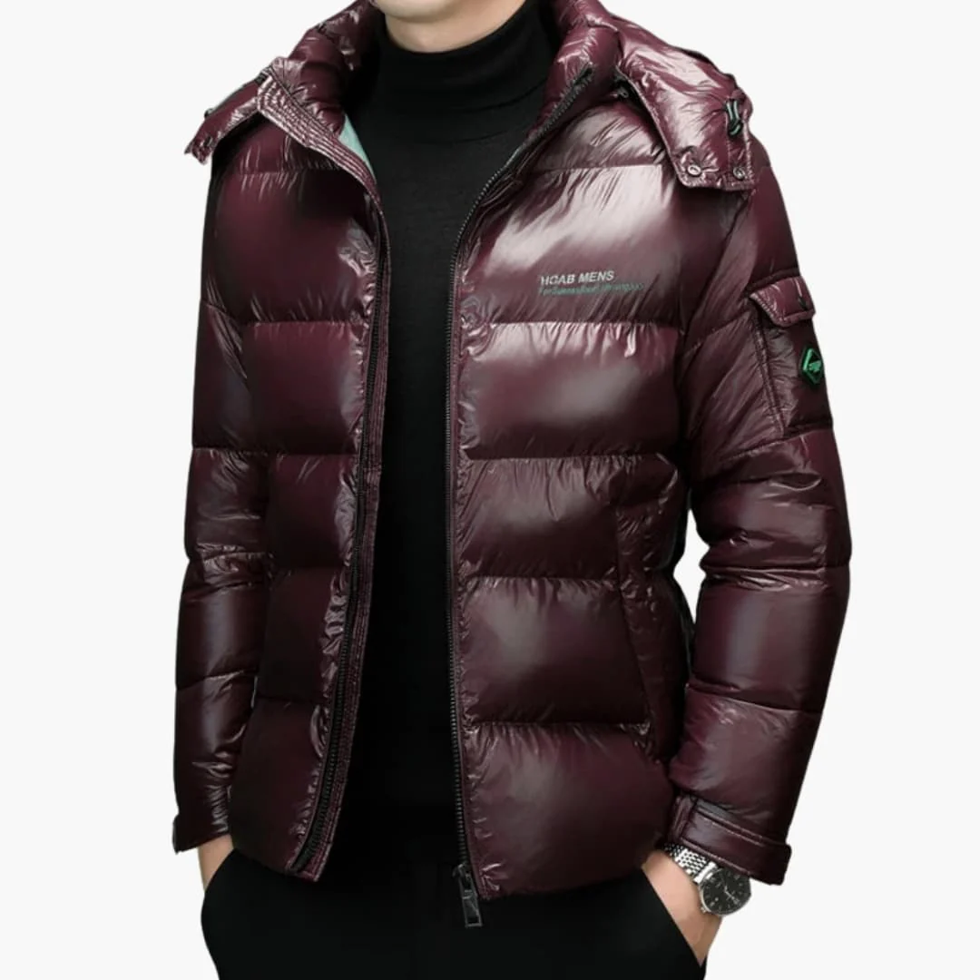 Herren Daunenjacke mit langen Ärmeln