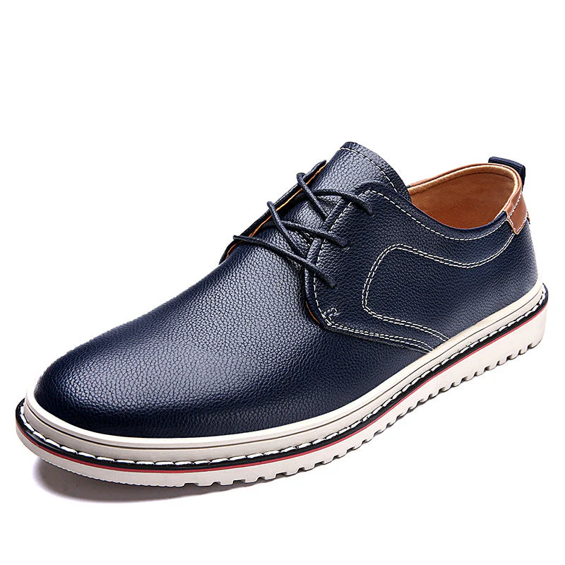 Herren Elegante Freizeit-Schnürschuhe aus hochwertigem Leder - Image 7