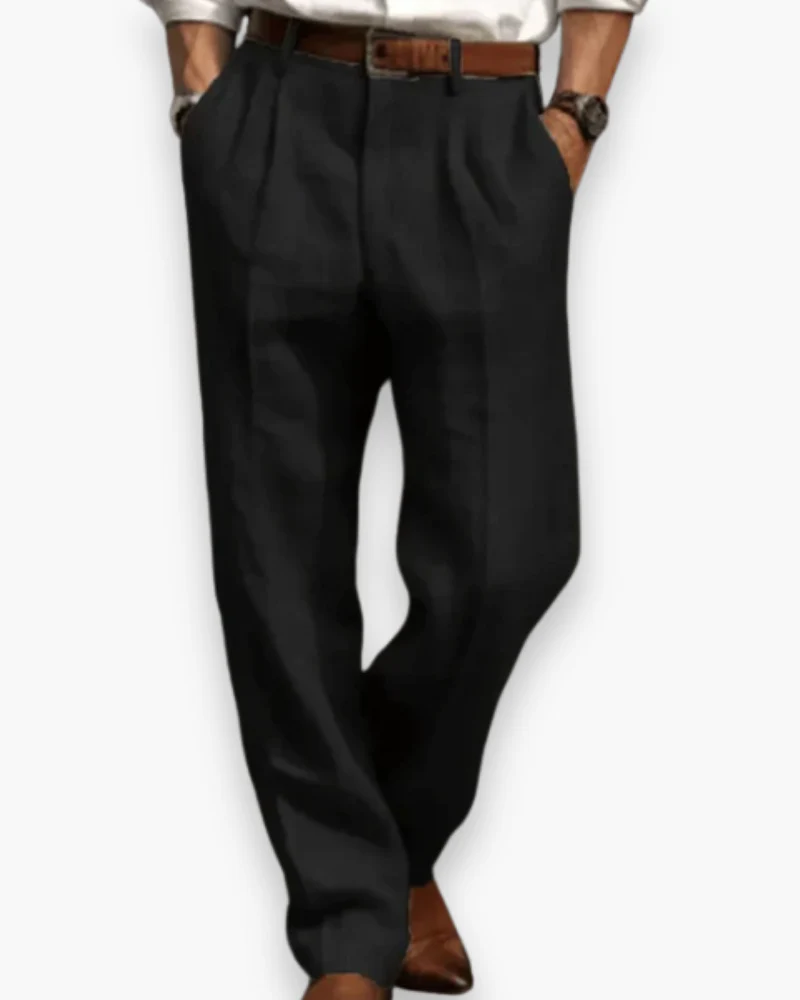 Herren Elegante Klassische Hose | Retro Nadelstreifen - Image 2