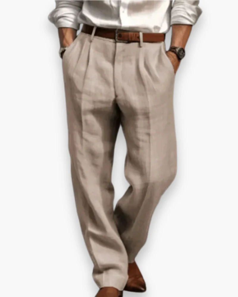 Herren Elegante Klassische Hose | Retro Nadelstreifen - Image 3