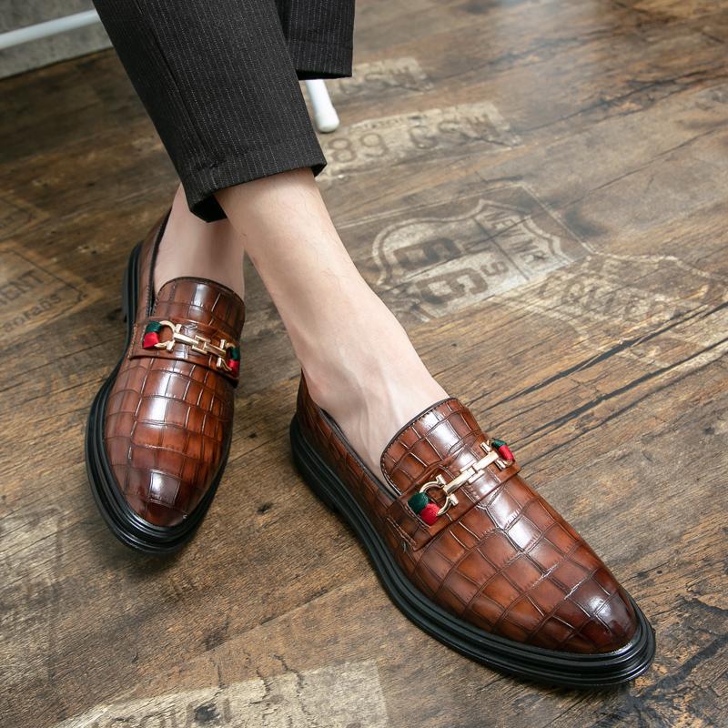 Herren Elegante Loafers aus hochwertigem Leder mit modischen Details - Image 2