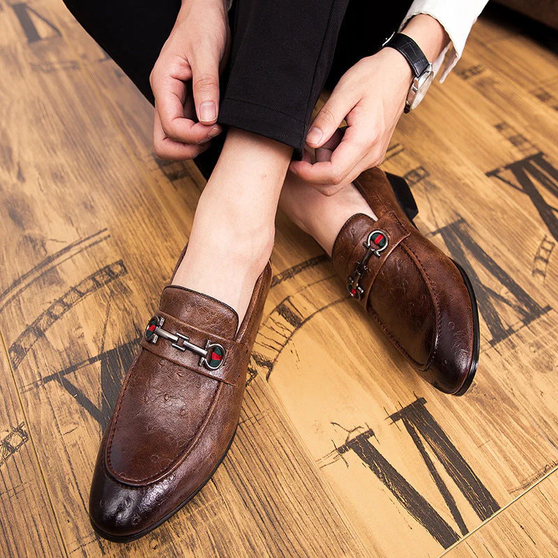 Herren Elegante Mokassins aus hochwertigem Leder mit modischem Schnallenverschluss - Image 2
