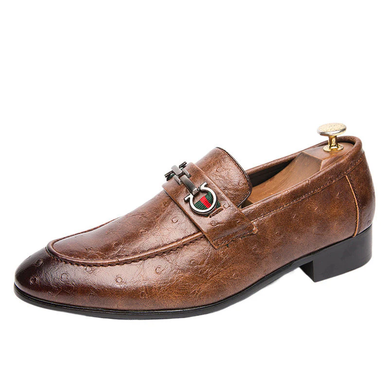 Herren Elegante Mokassins aus hochwertigem Leder mit modischem Schnallenverschluss - Image 4