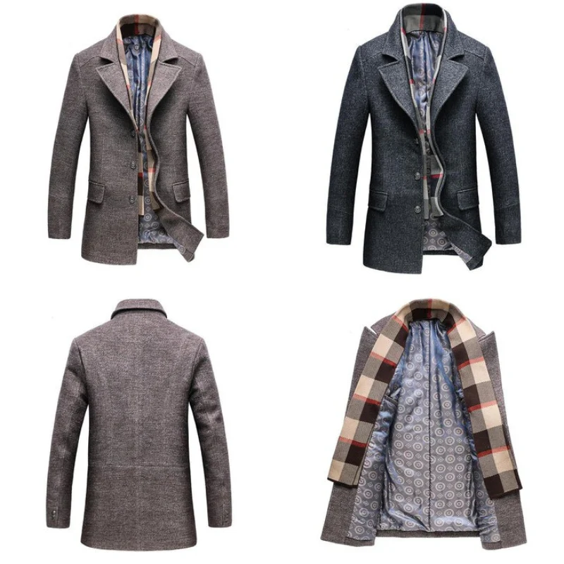 Herren eleganter Premium-Wintermantel | Warme - Image 4