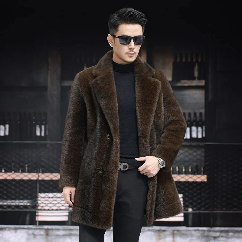 Herren eleganter weicher Mantel | Winter - Image 2