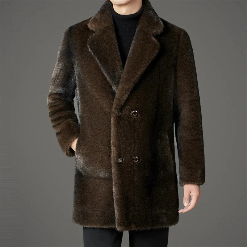Herren eleganter weicher Mantel | Winter - Image 3