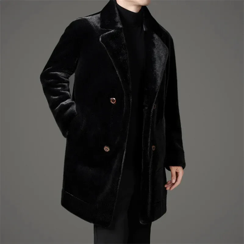 Herren eleganter weicher Mantel | Winter - Image 4