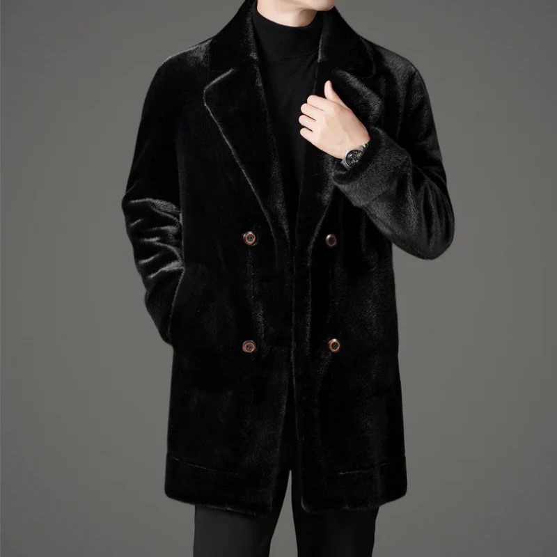 Herren eleganter weicher Mantel | Winter - Image 7
