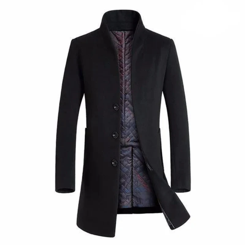 Herren eleganter weicher strickjacke | Lang - Image 2