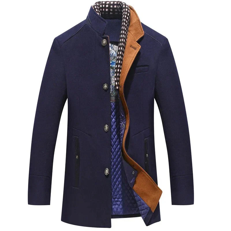 Herren eleganter Wintermantel | Warme