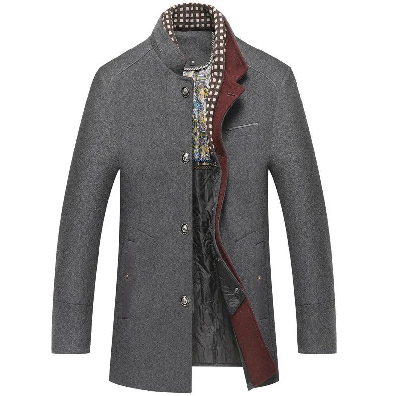 Herren eleganter Wintermantel | Warme - Image 2