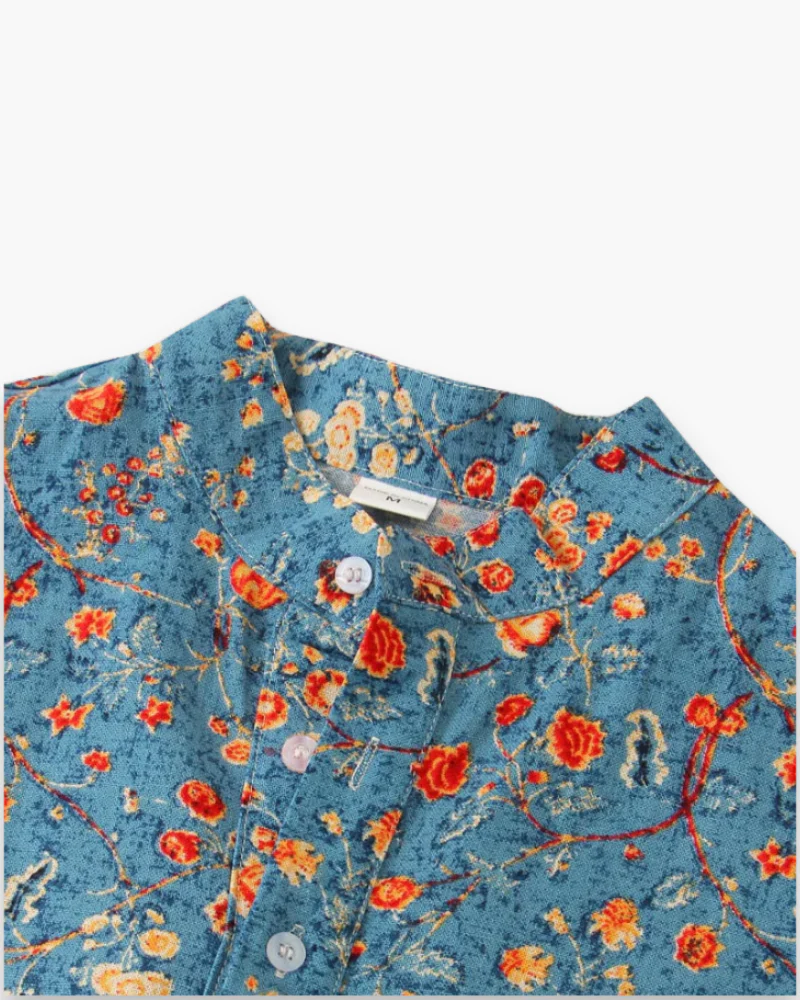 Herren Elegantes Freizeit Hemd | Stilvolles Blumenmuster - Image 3