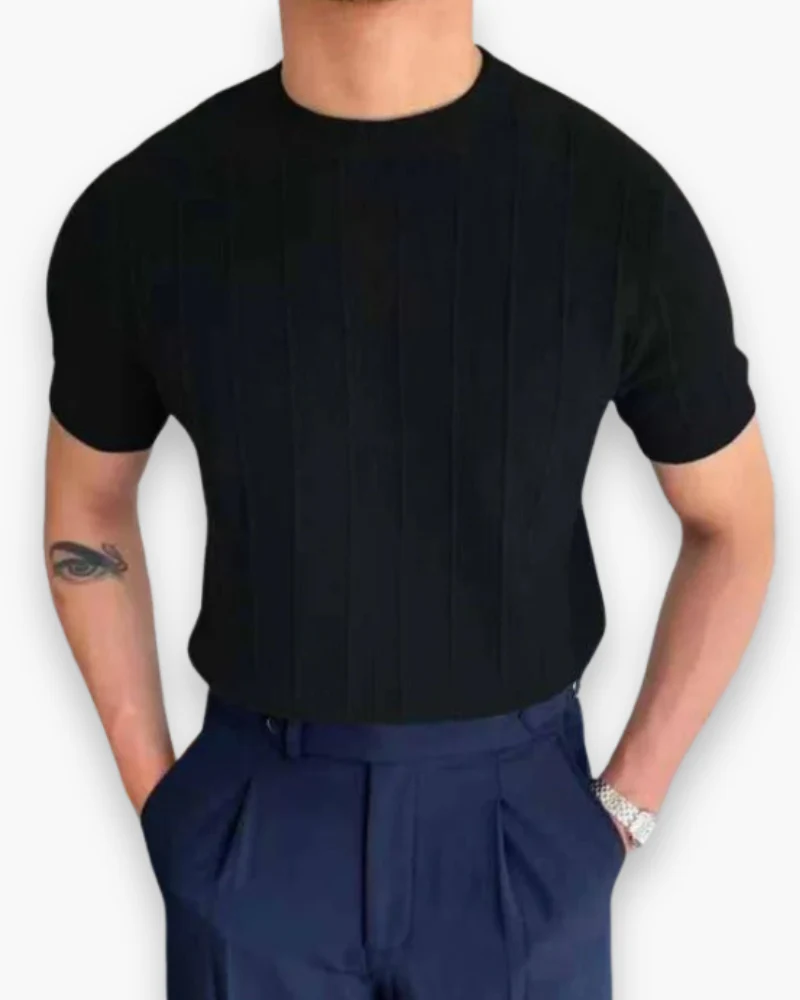 Herren Elegantes Slim Fit T-Shirt | Stilvoll und Modern - Image 4
