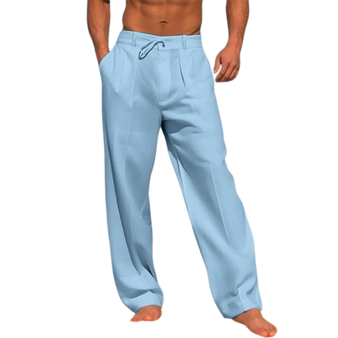 Herren Freizeit-Hose mit Kordelzugbund und Seitentaschen - Image 4