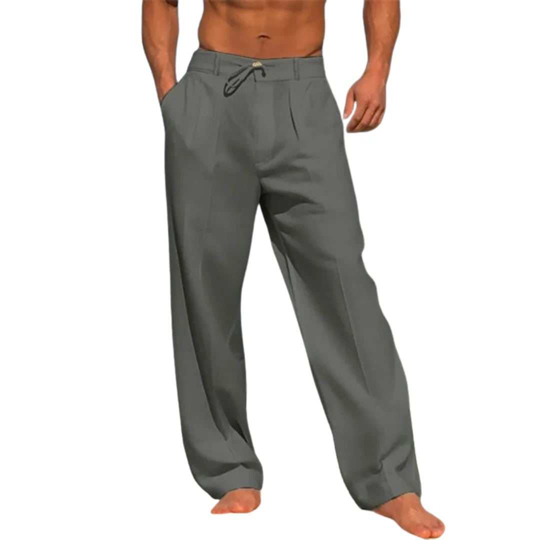 Herren Freizeit-Hose mit Kordelzugbund und Seitentaschen - Image 5