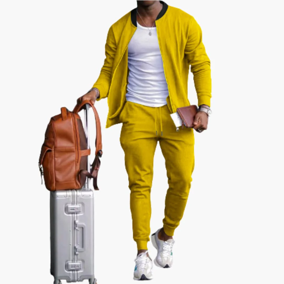 Herren Freizeitanzug mit Reißverschlussjacke und Jogginghose - Image 6