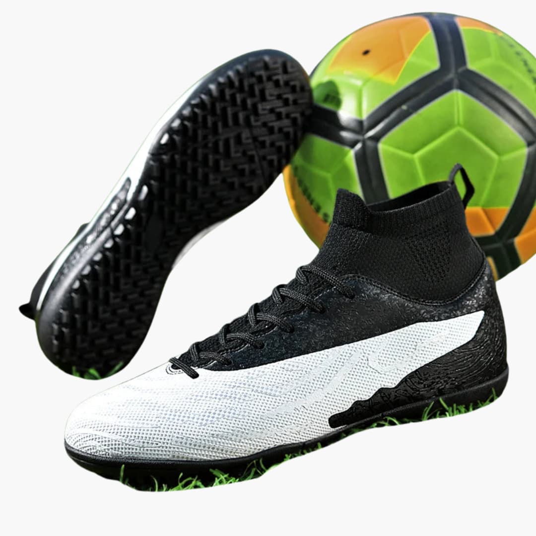 Herren-Fußball schuhe mit Schnürverschluss und Noppensohle - Image 2