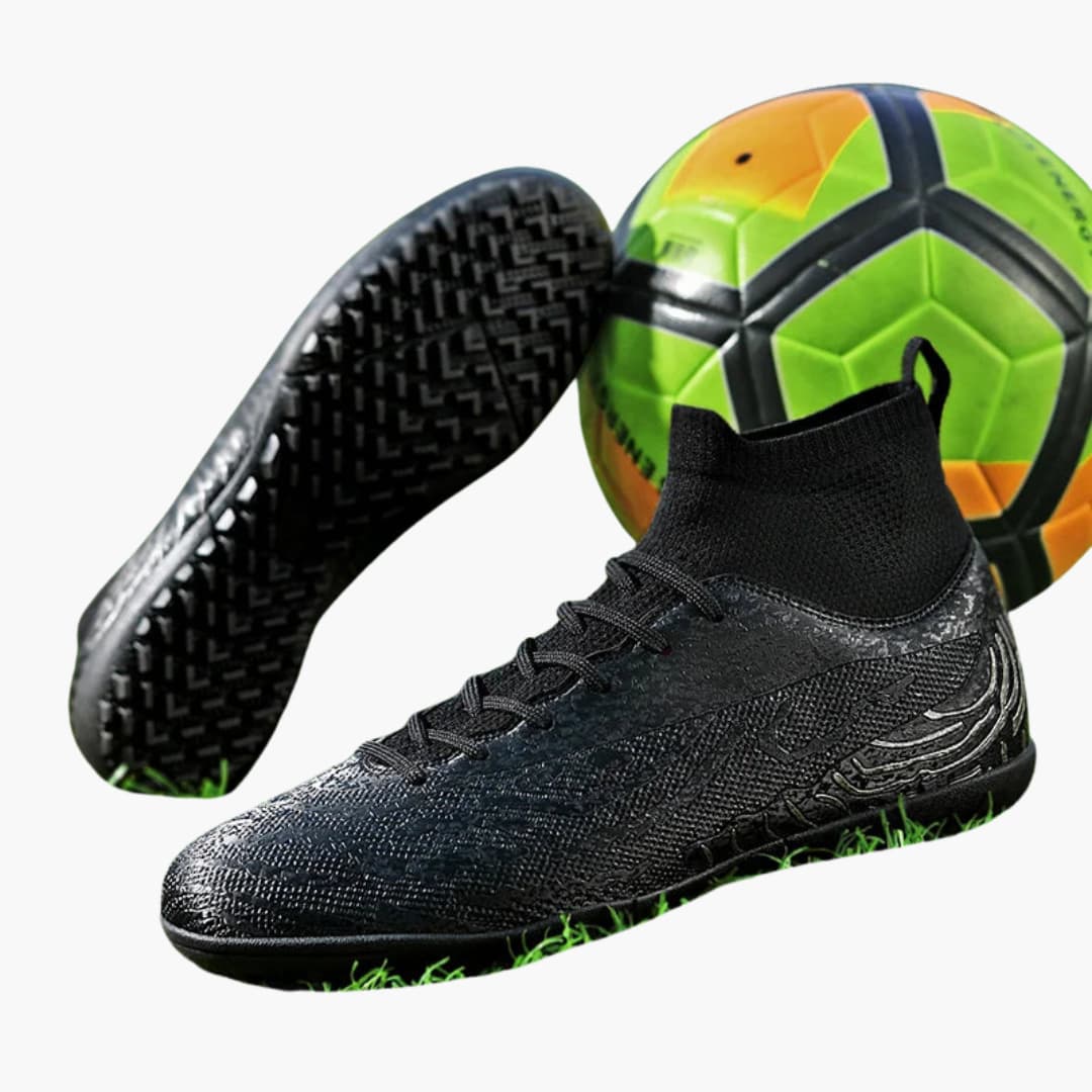 Herren-Fußball schuhe mit Schnürverschluss und Noppensohle - Image 5