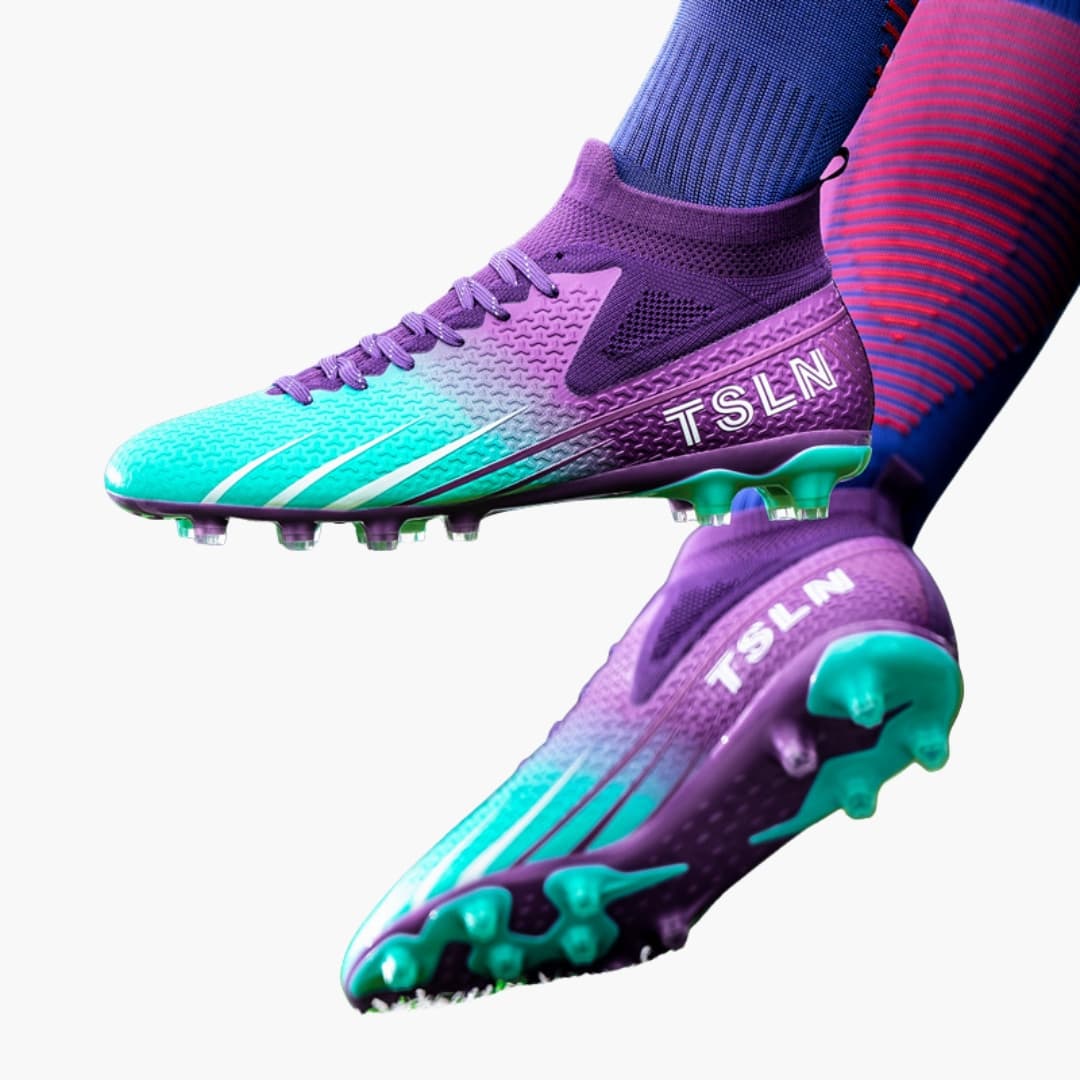 Herren Fußballschuhe mit Schnürung und strukturierter Oberfläche - Image 5