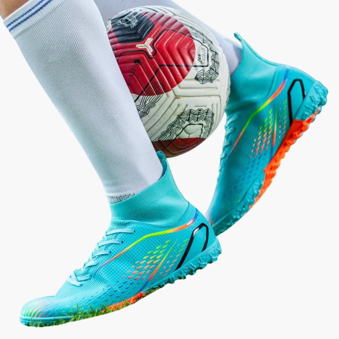 Herren Fußballschuhe mit Struktur Oberfläche und Stollensohle - Image 3