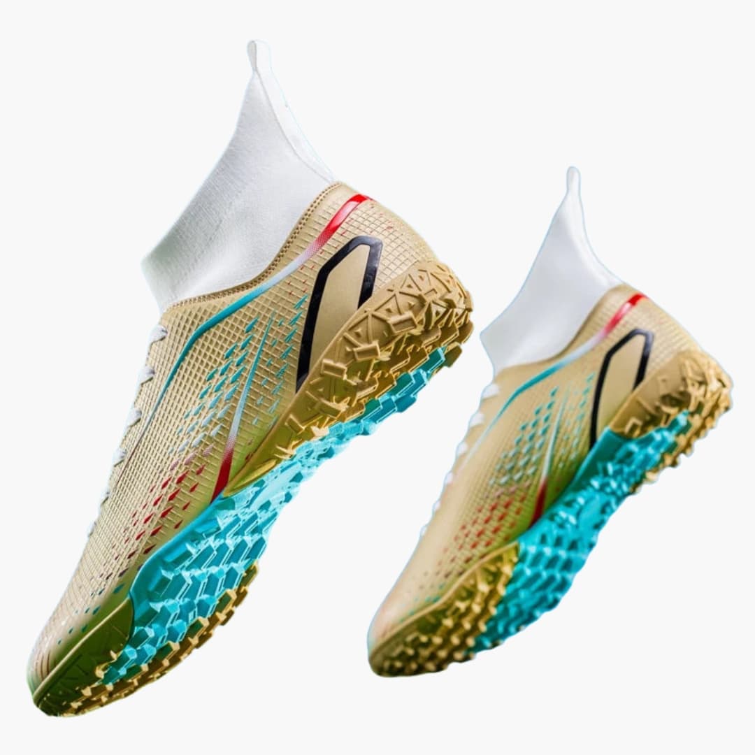 Herren Fußballschuhe mit Struktur Oberfläche und Stollensohle - Image 5