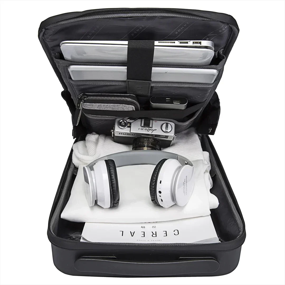 Herren Hartschale Sicherheits Gadget Tasche | Anti-Diebstahl - Image 2