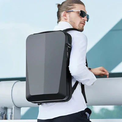 Herren Hartschale Sicherheits Gadget Tasche | Anti-Diebstahl - Image 3