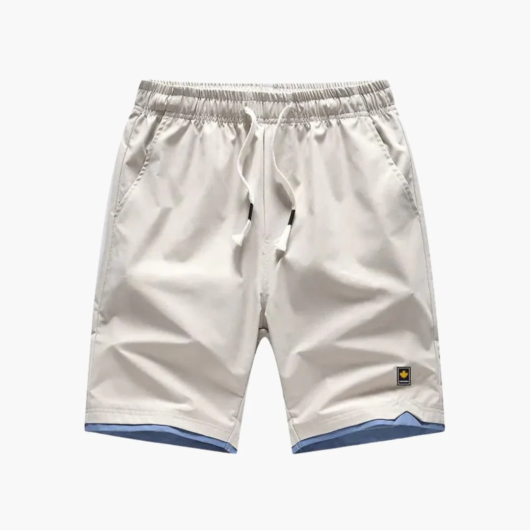 Herren Jogger Shorts mit Kordelzug und kontrastiertem Saum - Image 8
