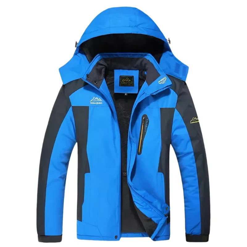 Herren Kapuzen-Outdoor-Winterjacke | Wasserdichte - Image 3
