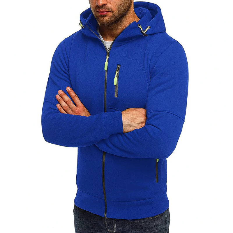 Herren-Kapuzenpullover mit Reißverschluss – Freizeitstil und sportliche Aktivitäten - Image 8
