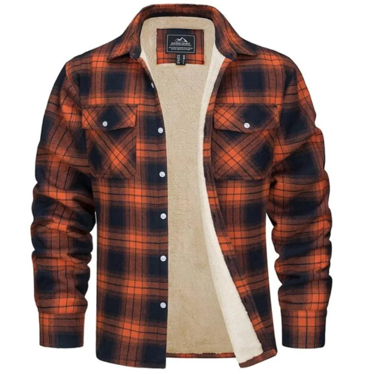 Herren Kariertes Fleecejacke | Freizeit Winterbekleidung - Image 2