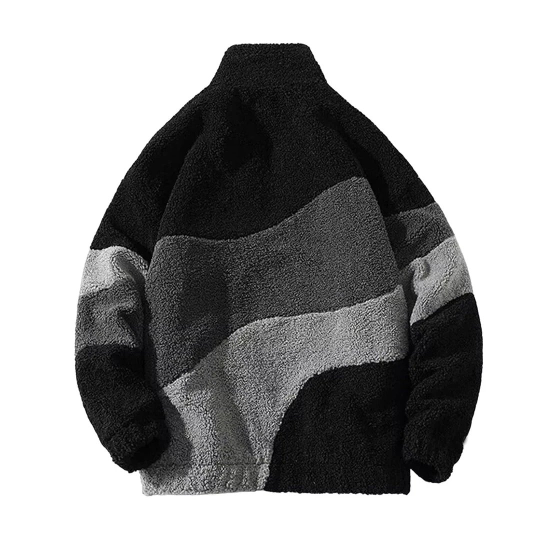 Herren Klassische Fleecejacke | Stehkragen
