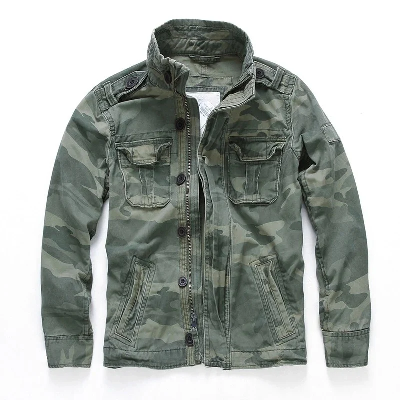 Herren klassische Militärjacke | Übergang