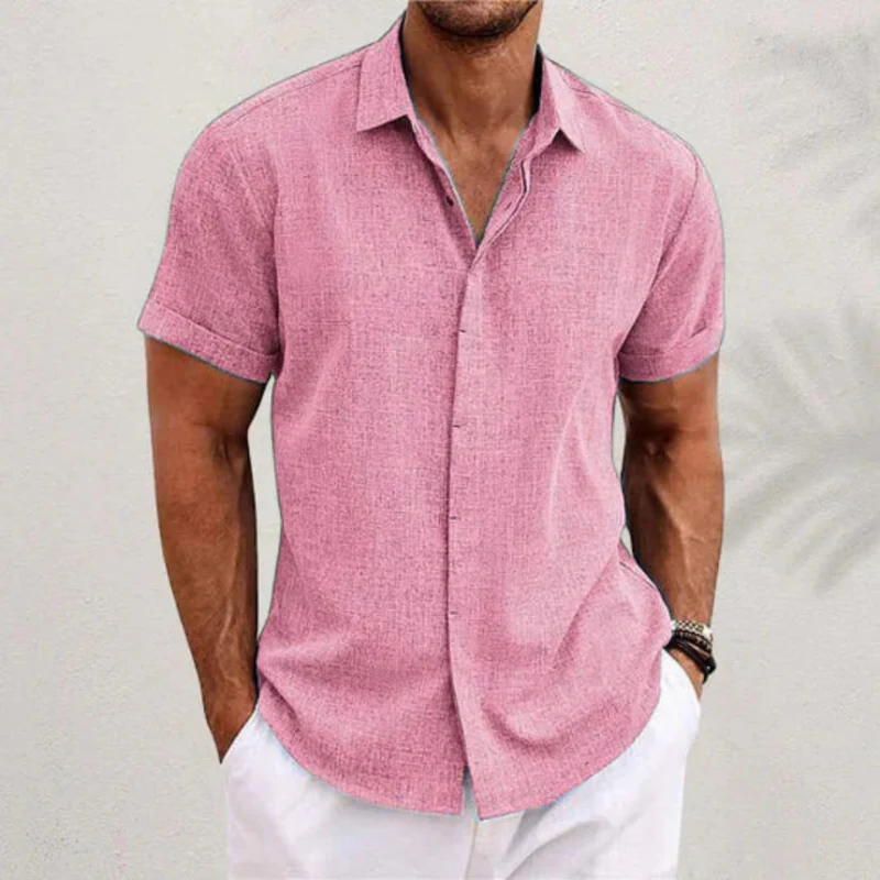 Herren Klassisches Button-up Hemd | Sommerlich Elegant - Image 2