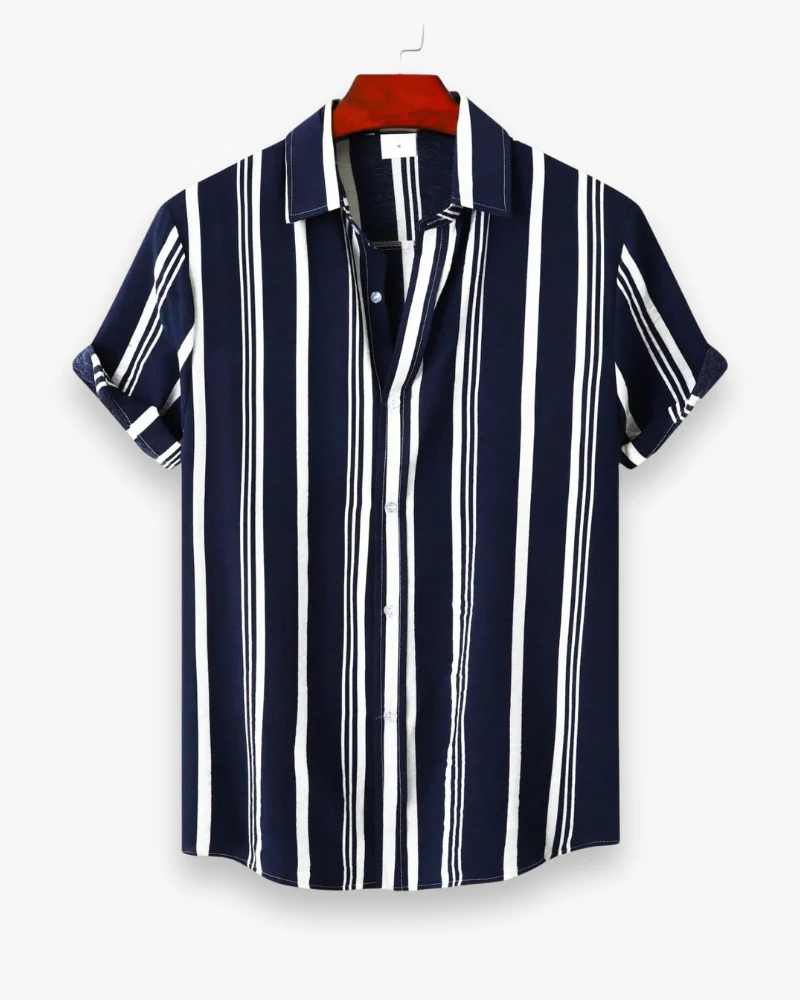 Herren Klassisches Gestreiftes Hemd | Elegant Sommer Hemd - Image 6