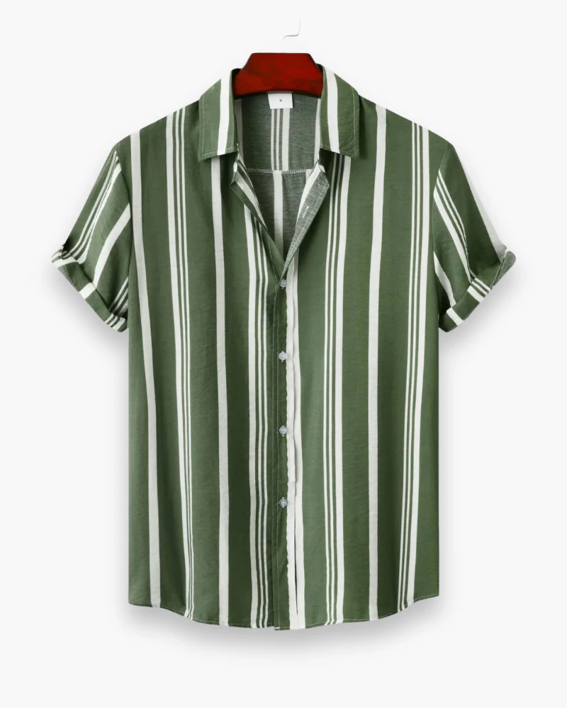 Herren Klassisches Gestreiftes Hemd | Elegant Sommer Hemd - Image 7