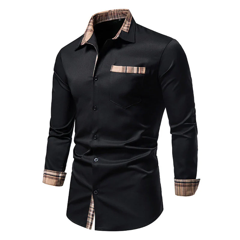 Herren Langarm Casual Hemd für Vielseitige Anlässe - Image 6
