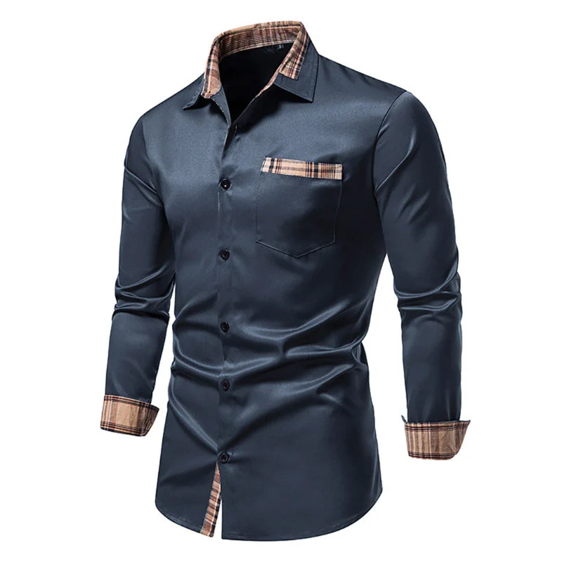 Herren Langarm Casual Hemd für Vielseitige Anlässe - Image 8
