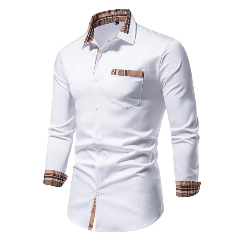 Herren Langarm Casual Hemd für Vielseitige Anlässe - Image 9